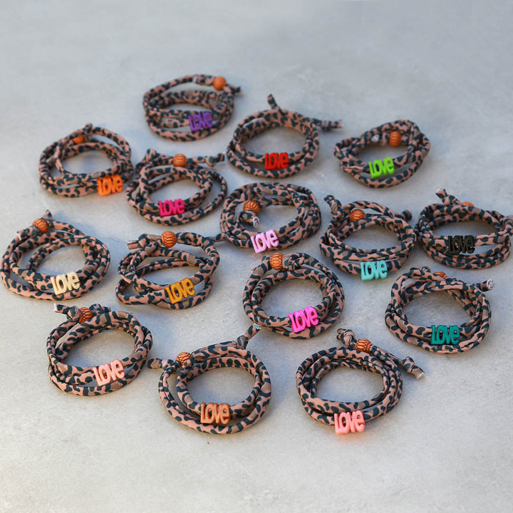 Bracelet Leopard Love - Choisissez votre propre couleur !
