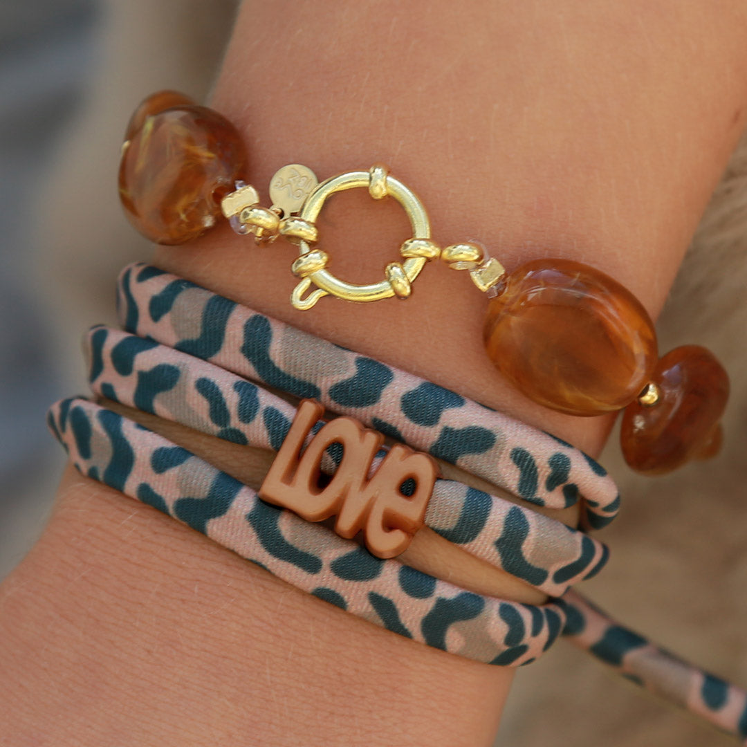 Armband pastille tortoise