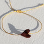 Armband neonoranges Herz