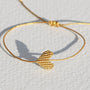 Armband neonoranges Herz