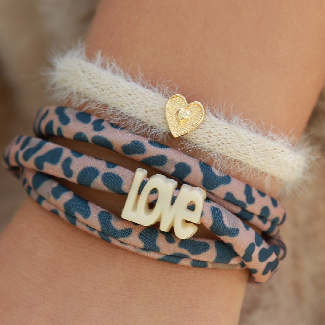 Bracelet Leopard Love - Choisissez votre propre couleur !