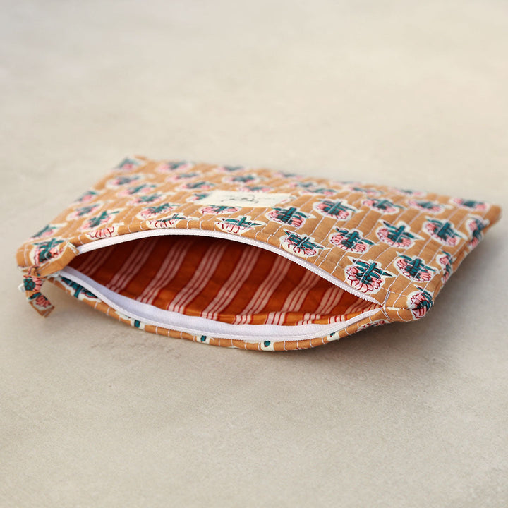 Make-up tasje Indian bruin