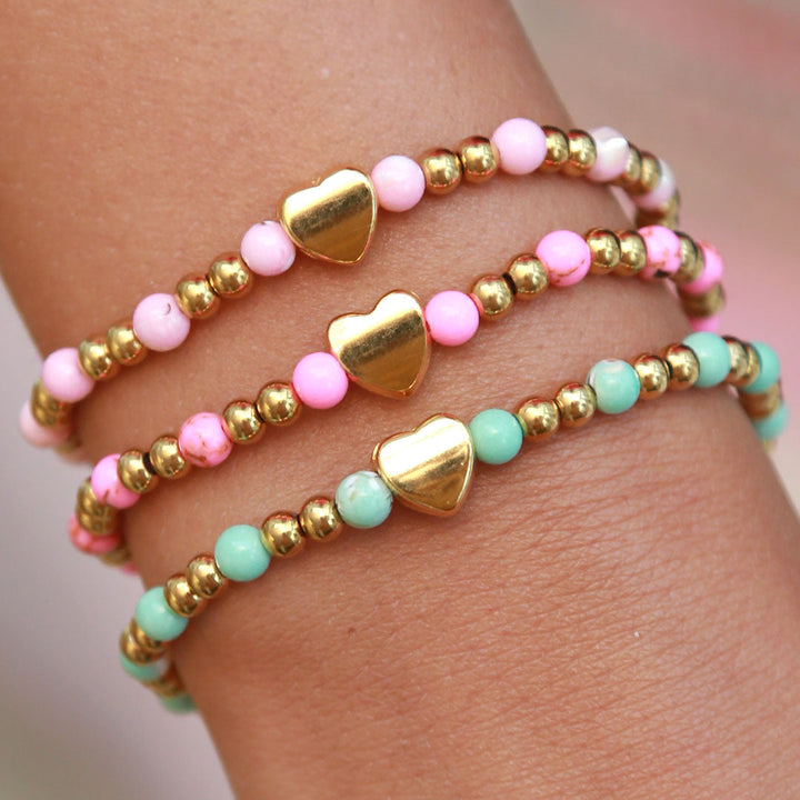 Armband Moraira pink