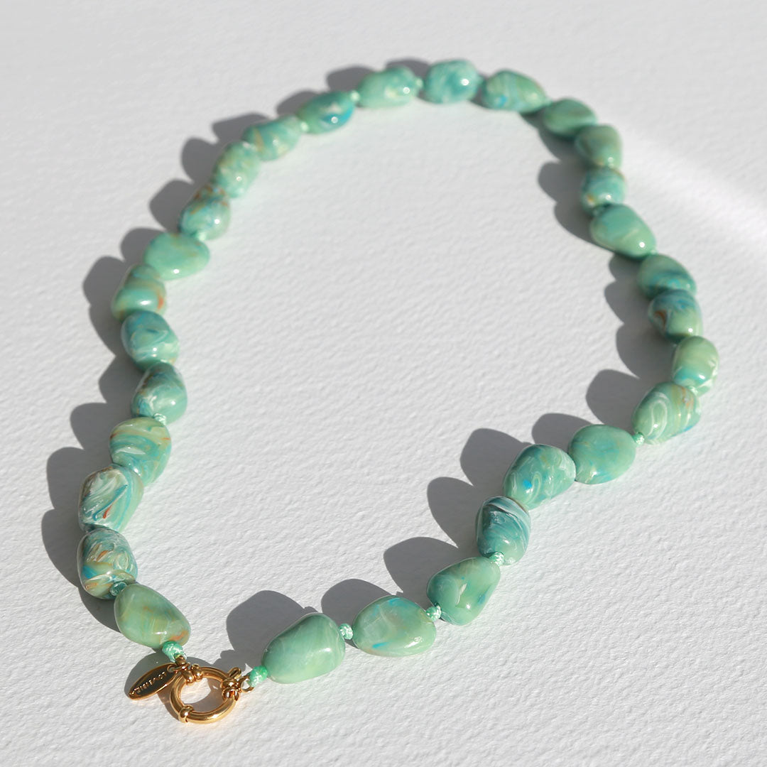 Ocean breeze ketting zeegroen