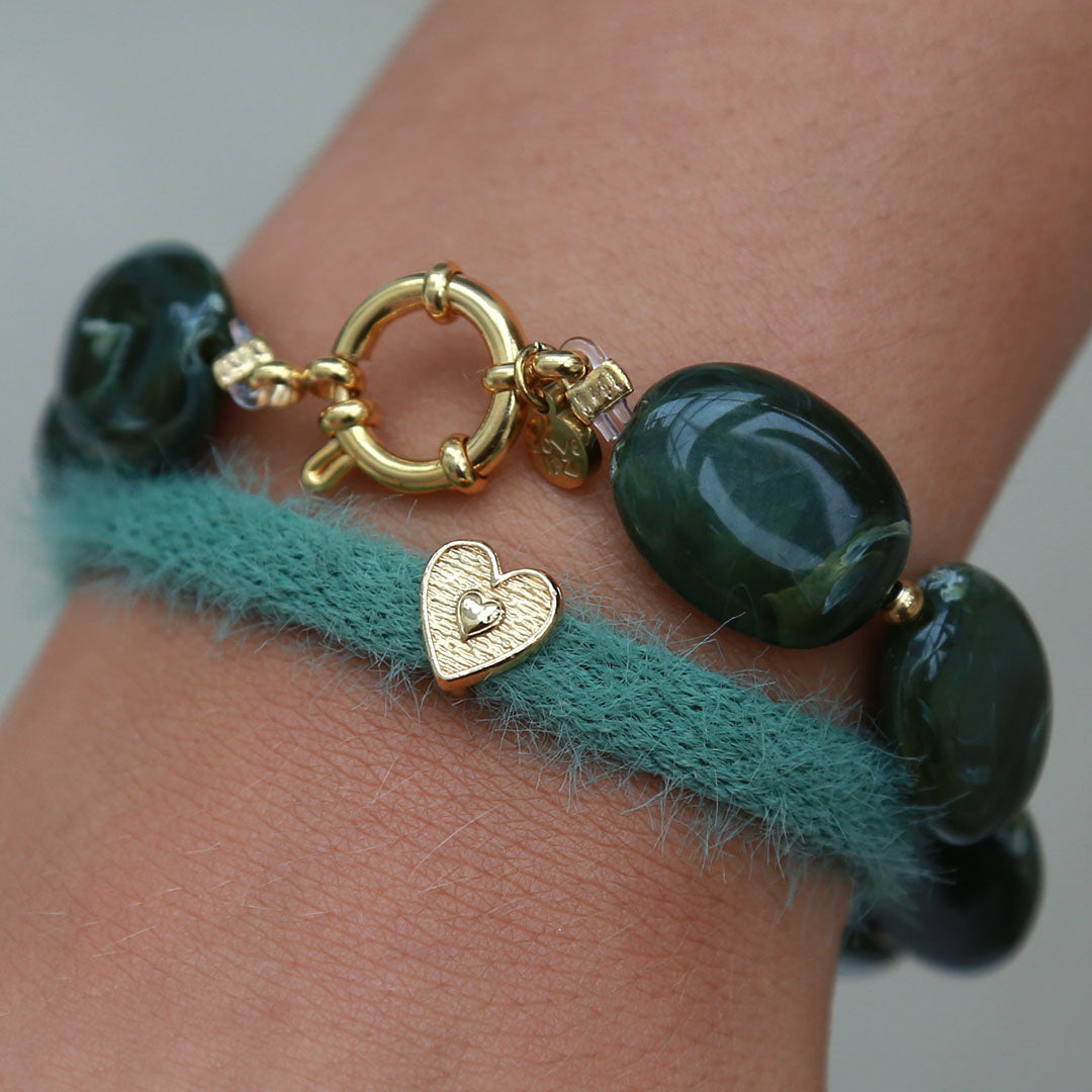 Armband pastille groen