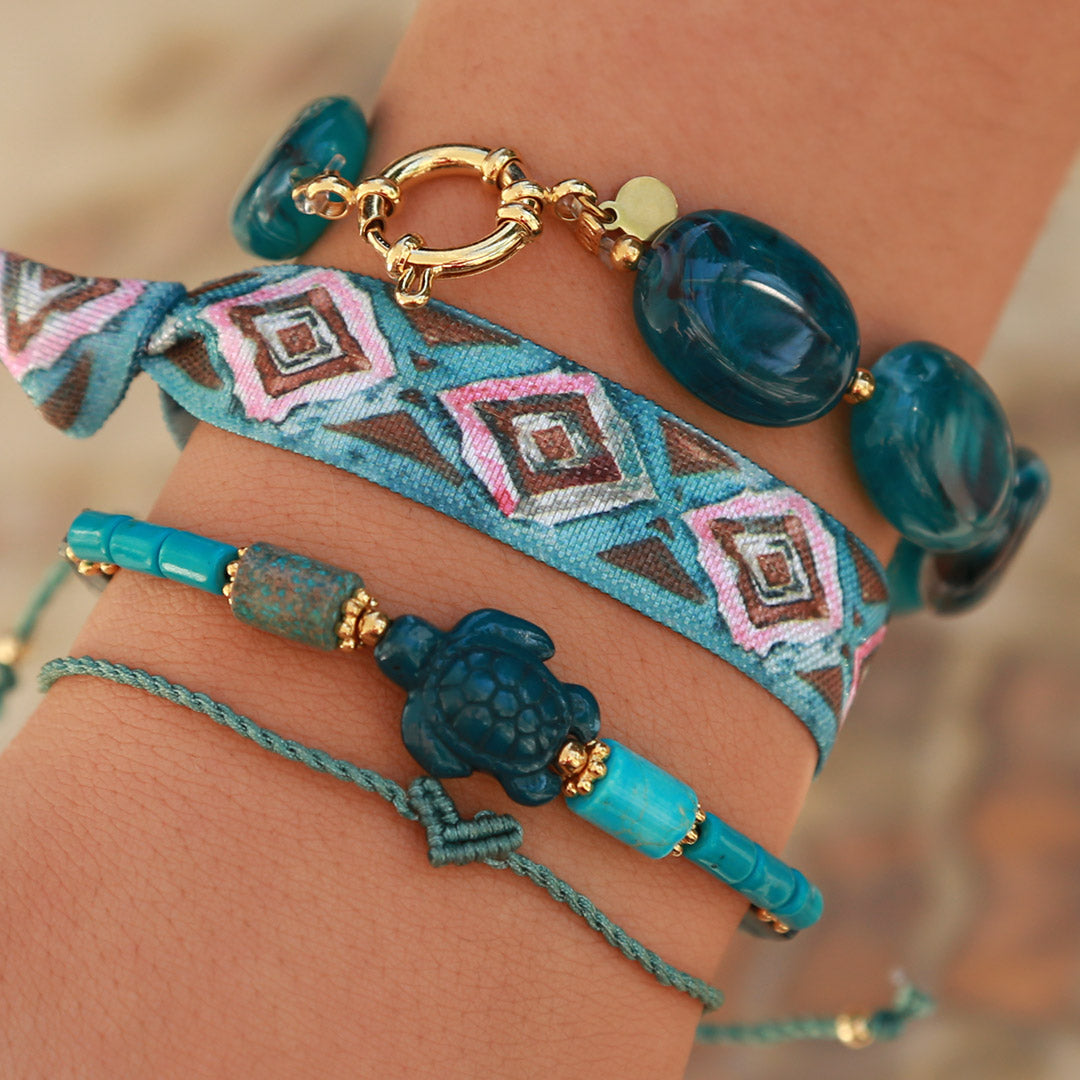 Bracelet turtle turquoise