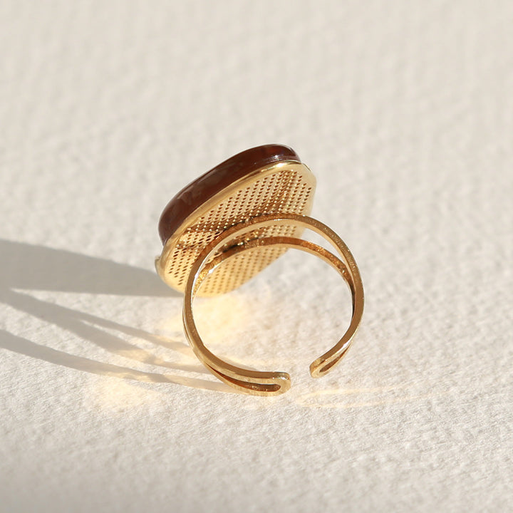 Gouden ring Solitano