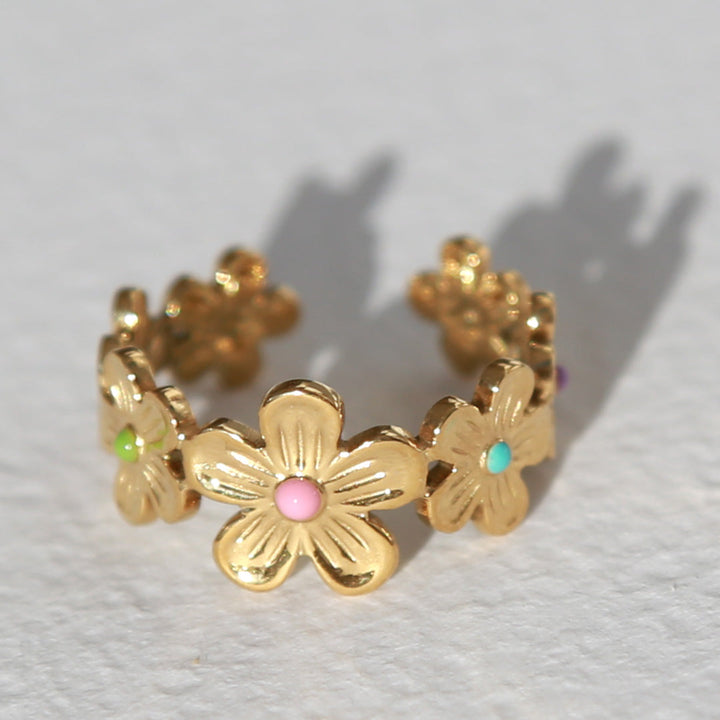 Ring flower pastel