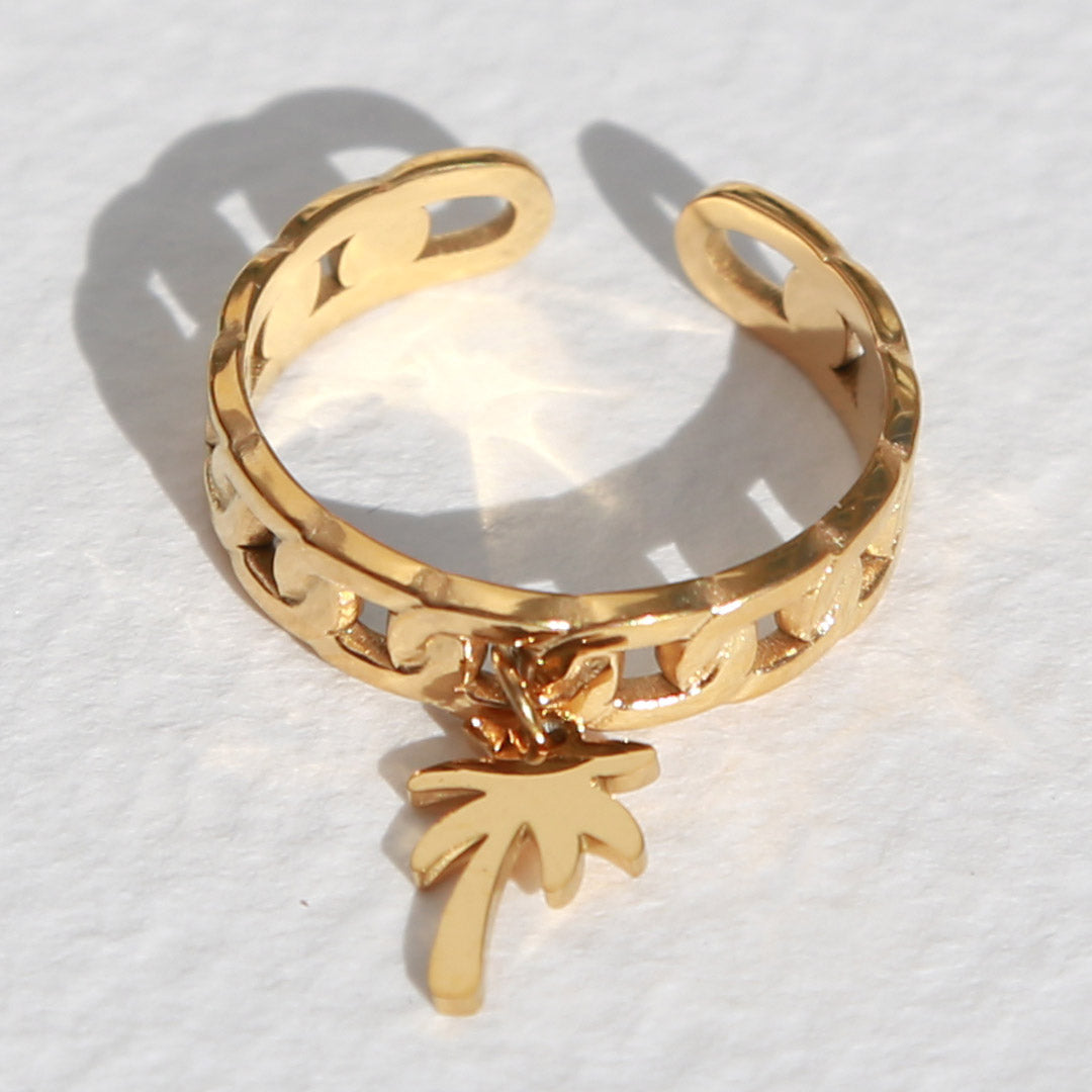 Ring palm goud