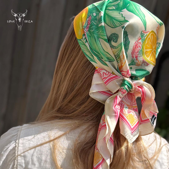 Sjaal bandana lemons