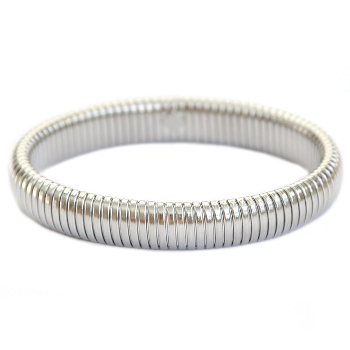 Stretch bangle zilver