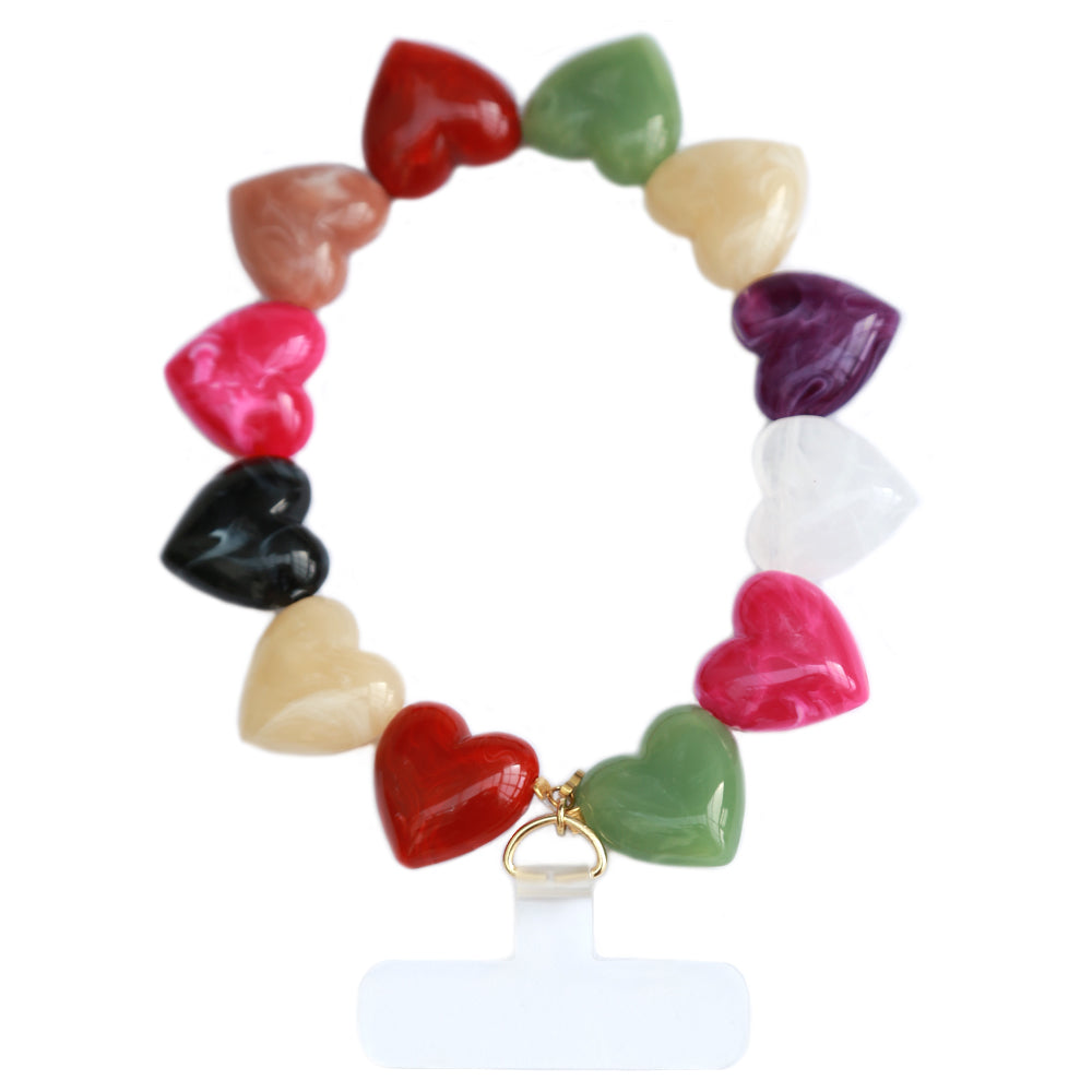 Telefonschnur glasierte Herzen