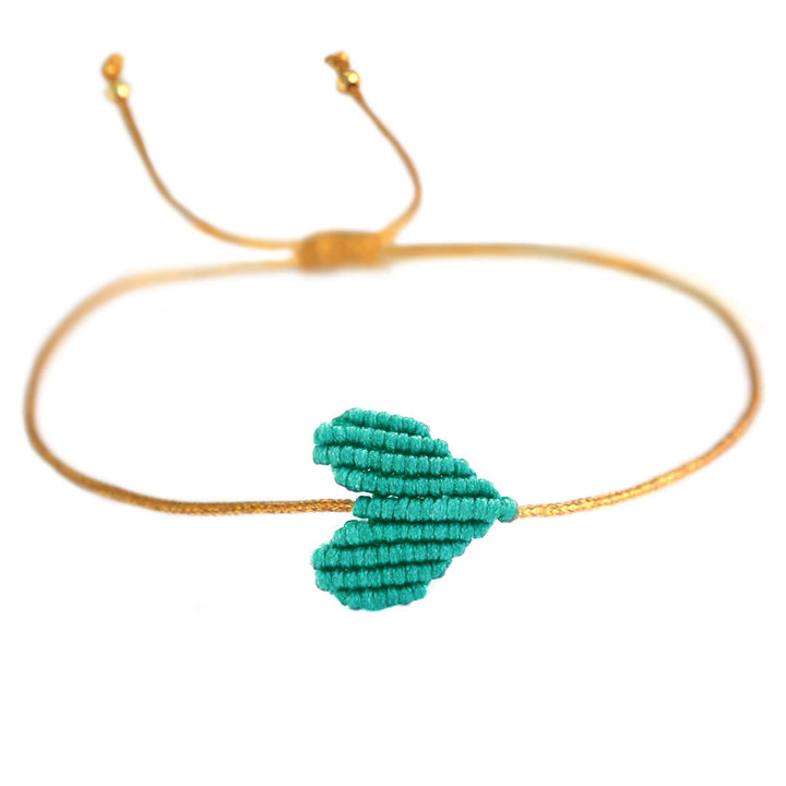 Armband türkisfarbenes Herz