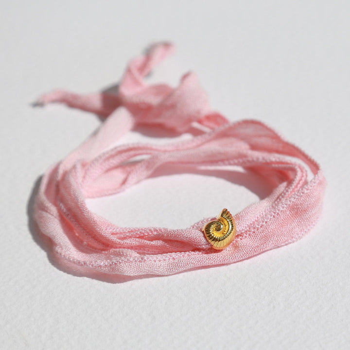 Armband Sari wrap pink