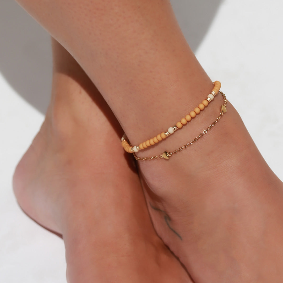 Bracelet de cheville Jondal Chai latte