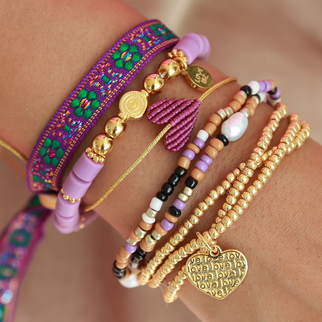 Bracelet cerise heart